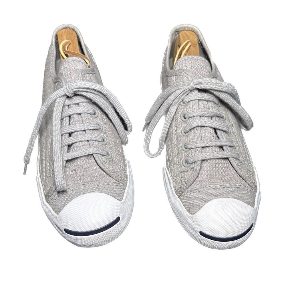 Converse Jack Purcell Low Grey Textile Sneakers